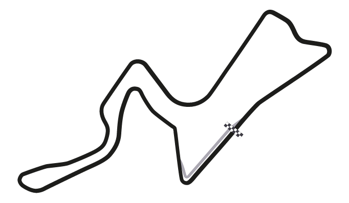 Tracciato del circuito di Kyalami — server Assetto Corsa EVO